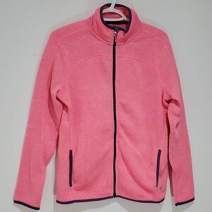 Champion pink large zip up sports jacket